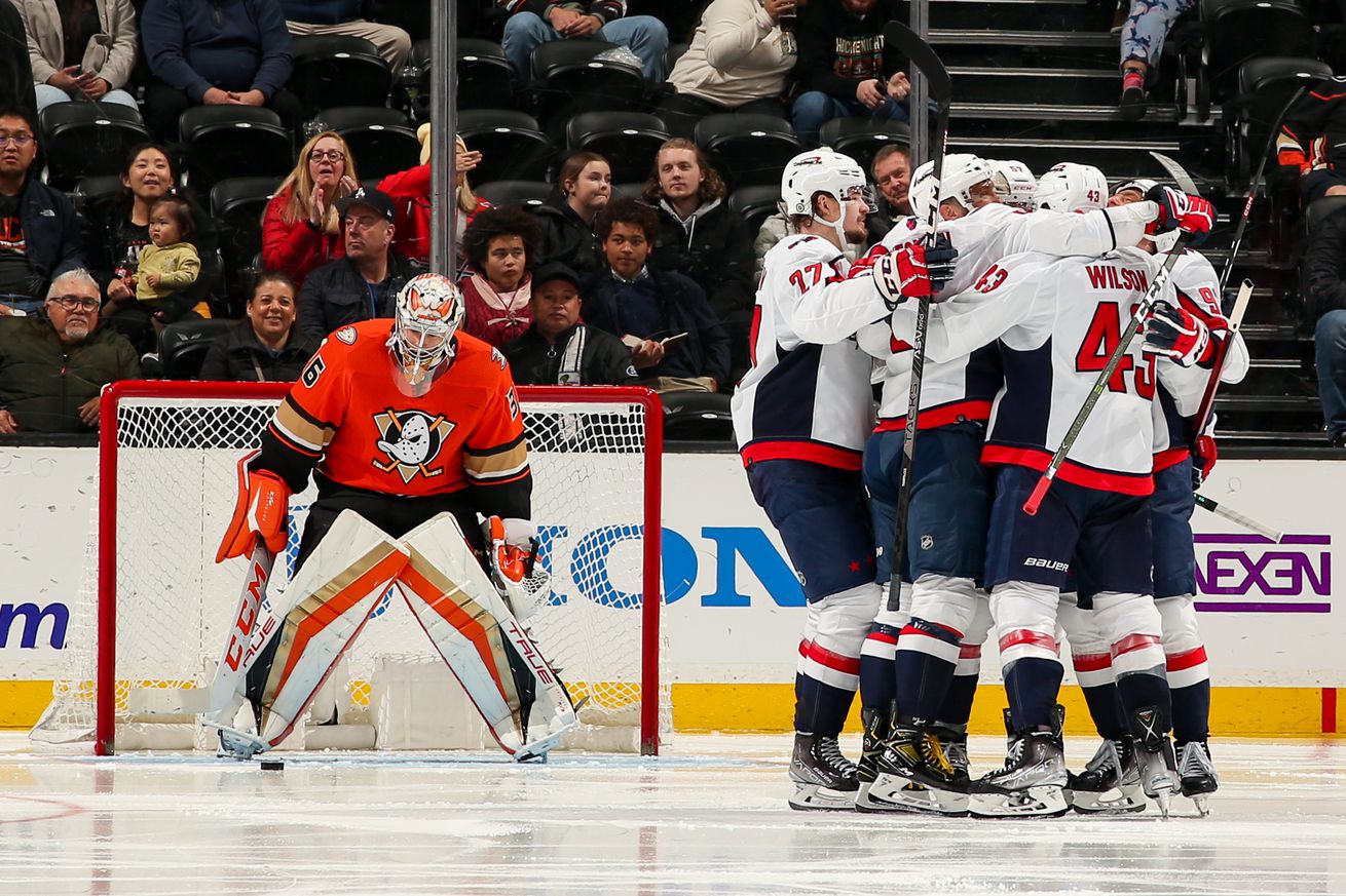 Washington Capitals v Anaheim Ducks