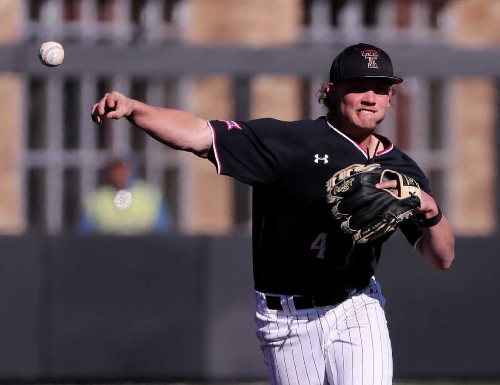 Kevin Bazzell becomes our highest pick of day 2 and can play C or 3B.  Photo via Sports Illustrated