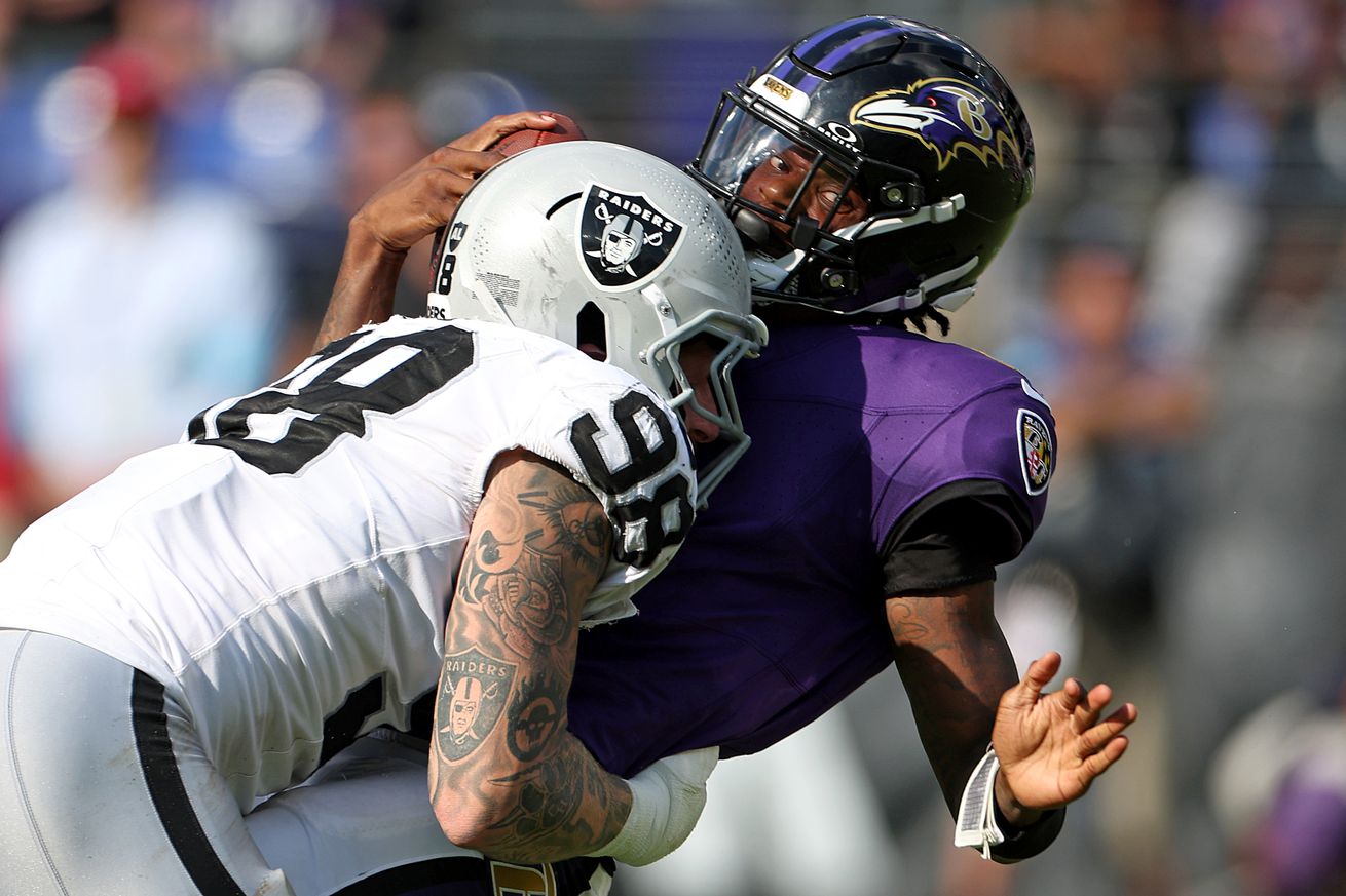 Las Vegas Raiders v Baltimore Ravens