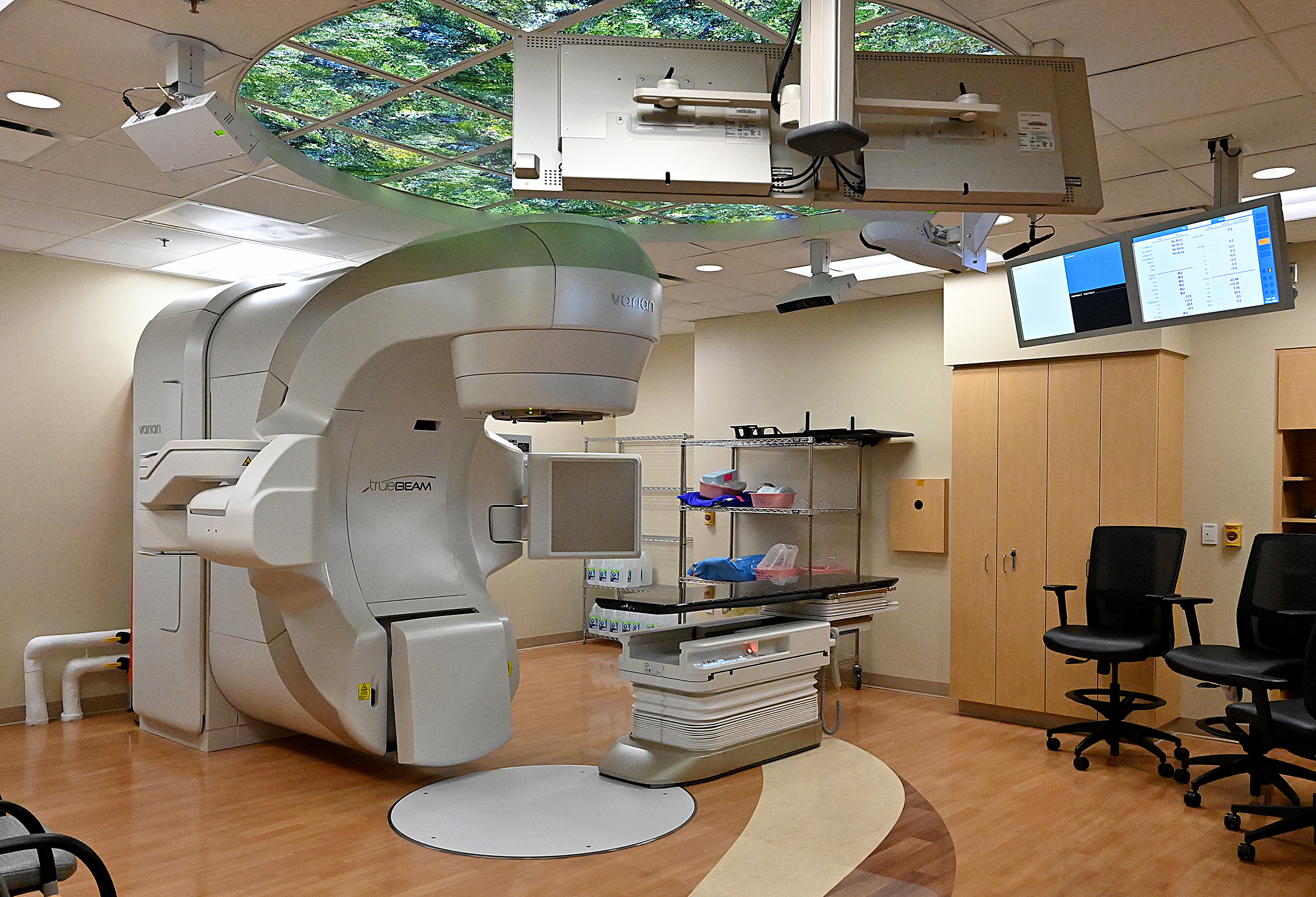 The $2.5 million state-of-the art TrueBeam™ 4.0 linear accelerator, made...