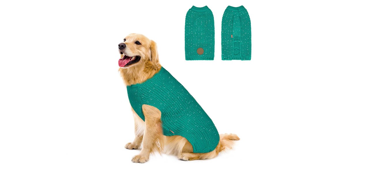 Kyeese Reflective Yarn Dog Sweater