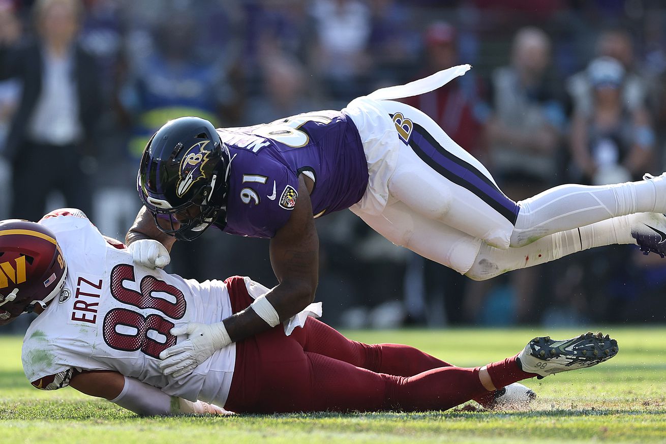 Washington Commanders v Baltimore Ravens