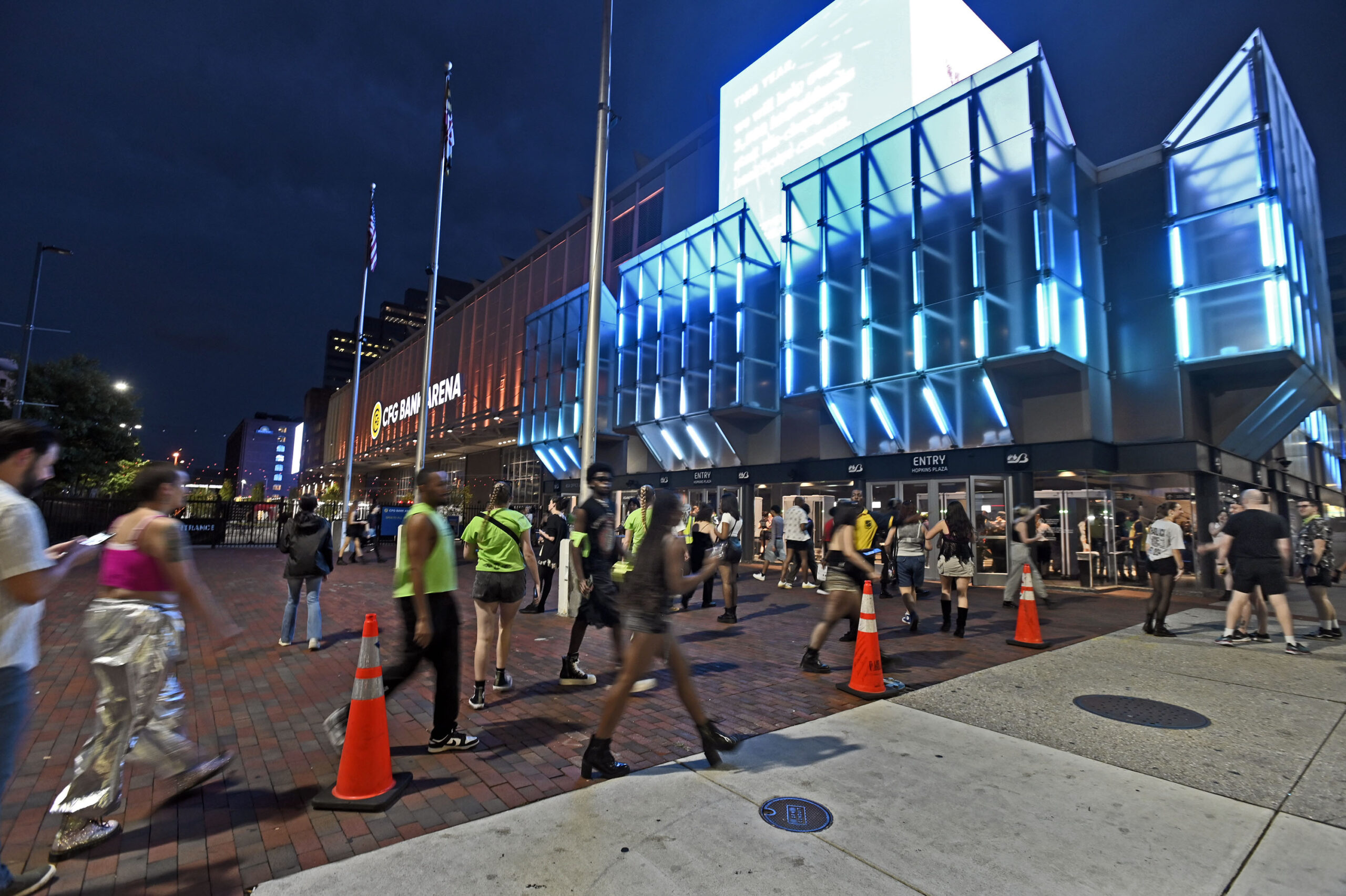 Concert goers attend the the Charli XCX & Troye Sivan’s...