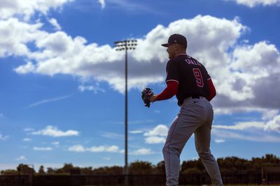 WEST PALM BEACH, FL - FEB 16, 2024: Washington Nationals pitche