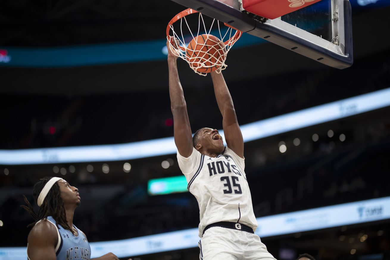 COLLEGE BASKETBALL: NOV 20 Mount St Mary’s at Georgetown