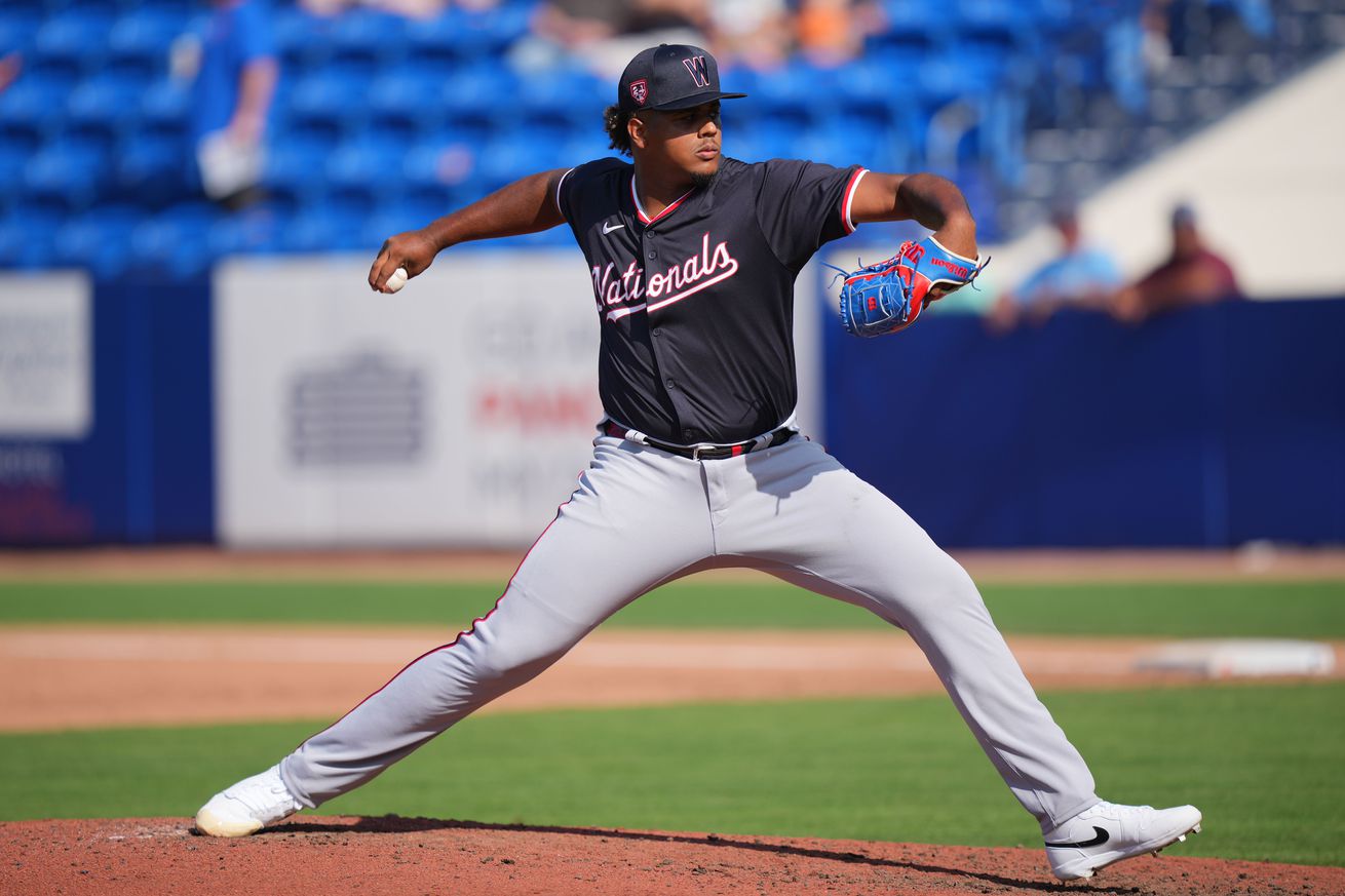 MLB: Spring Training-Washington Nationals at New York Mets