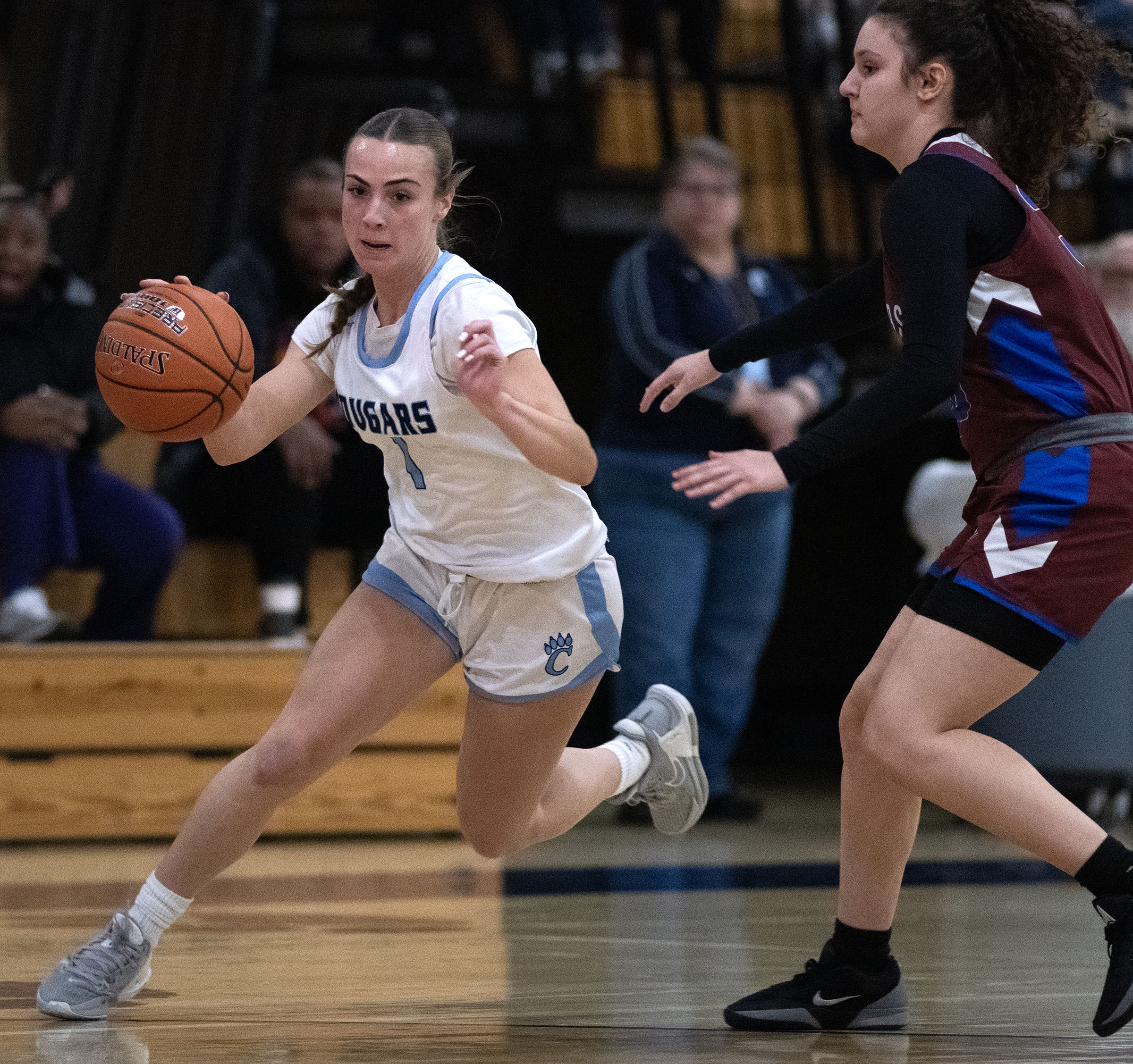 Jan. 17, 2025- Chesapeake’s Ella Cieri dribbles against Annapolis at...