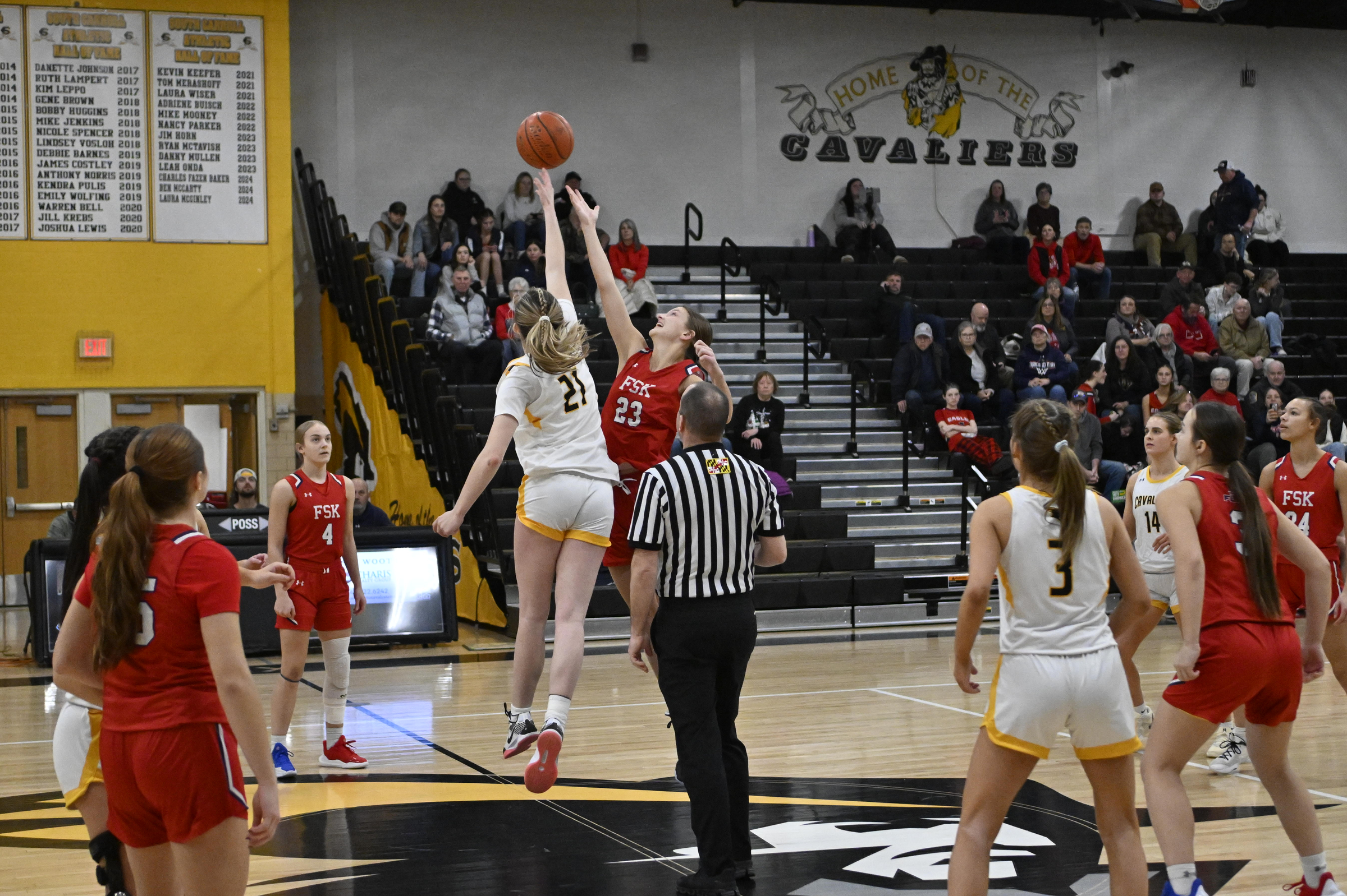 Jenna Todd and Francis Scott Key's Caroline Kohr reach for...