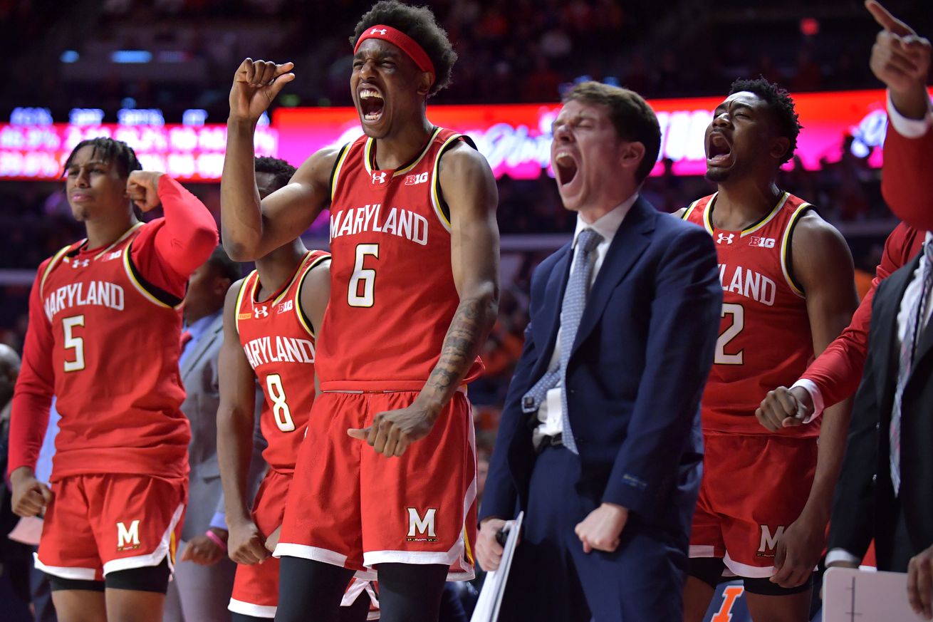 NCAA Basketball: Maryland at Illinois