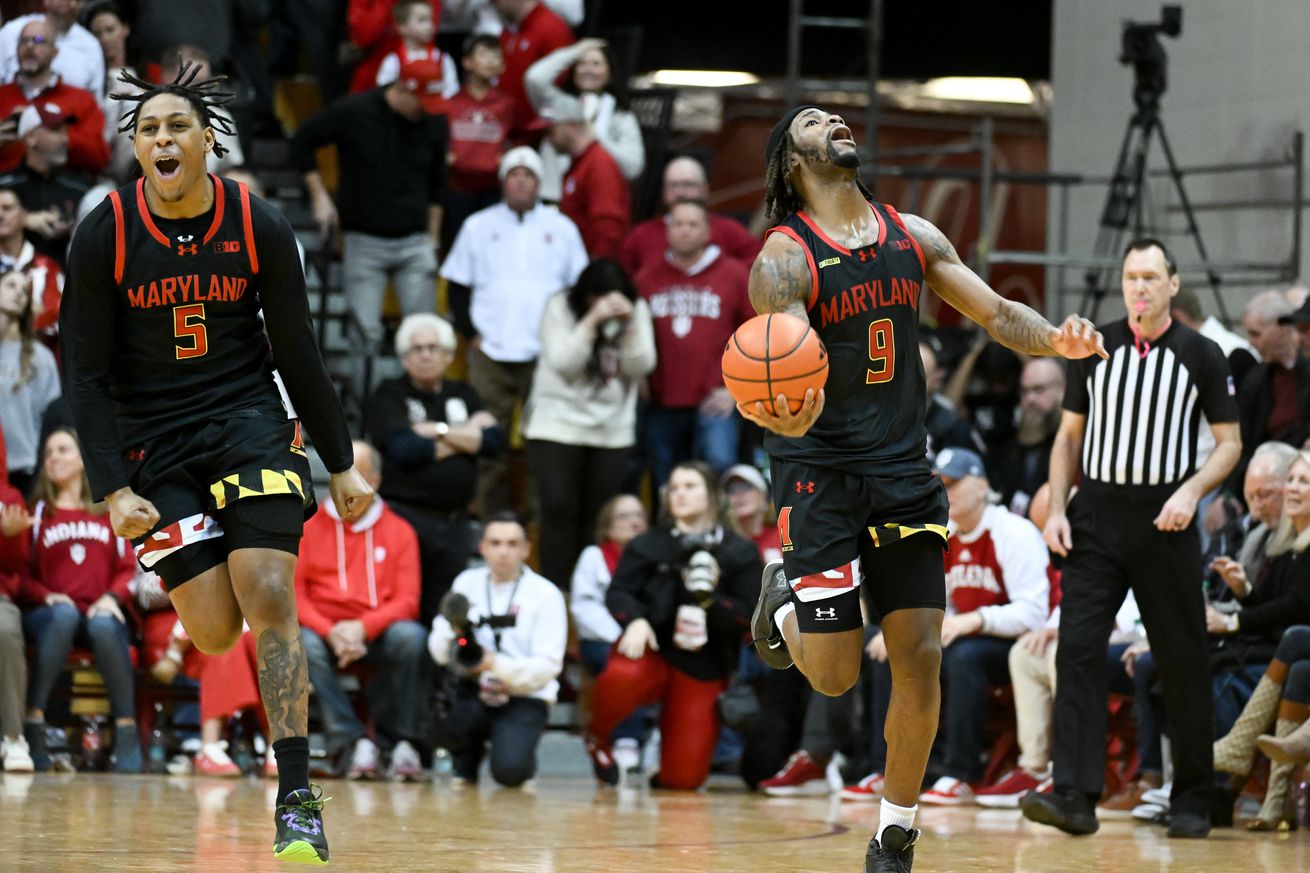 NCAA Basketball: Maryland at Indiana