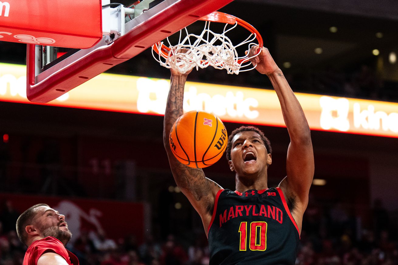 NCAA Basketball: Maryland at Nebraska